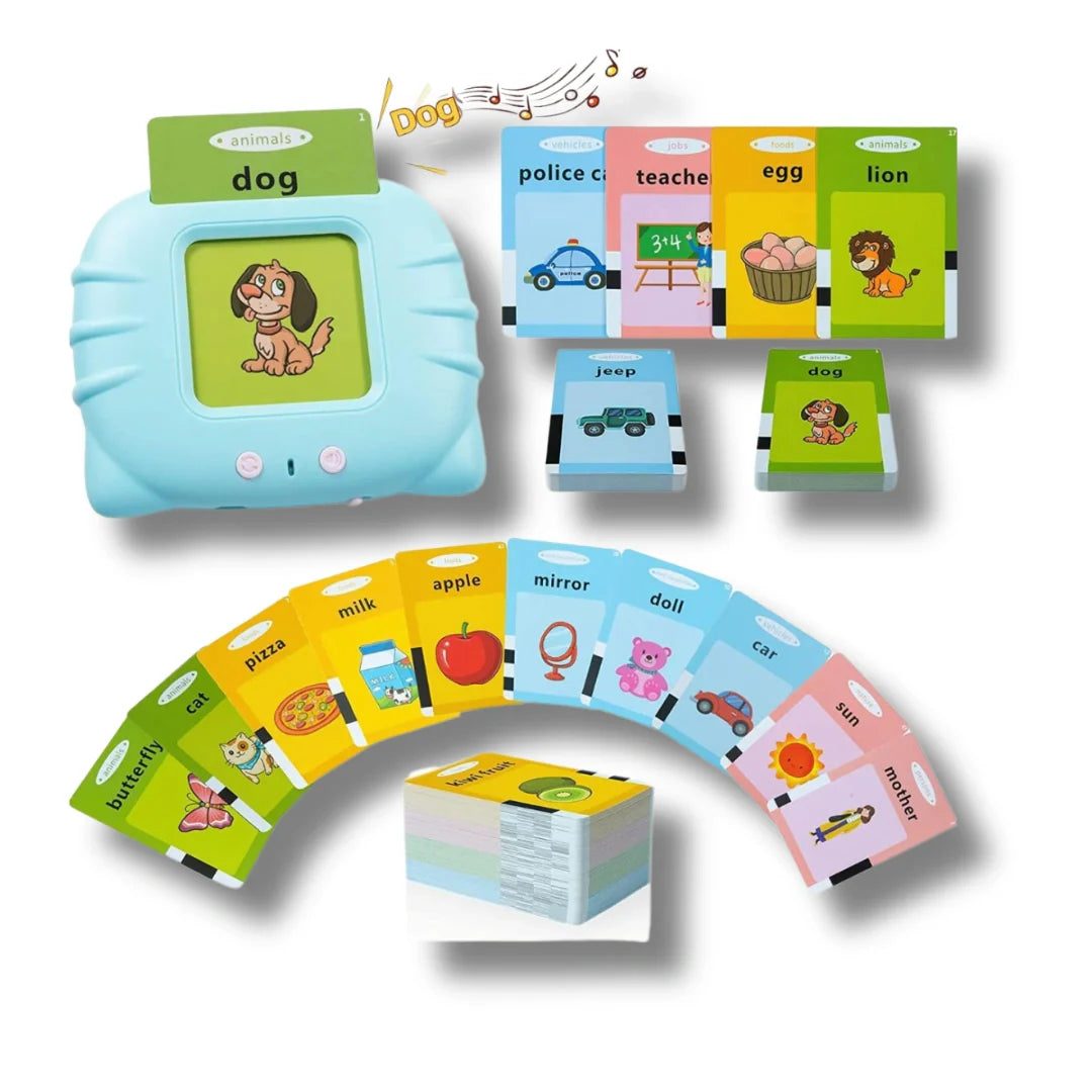 Looofy 10-in-1 Kids Learning Combo | Colouring Books + Talking Flash Cards Set | Fun & Educational Activity Kit for Kids