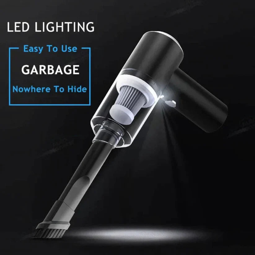 3 in 1 Rechargeable Portable Vacuum Cleaner | Cordless Car & Home Mini Dust Cleaner