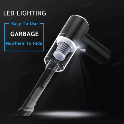 3 in 1 Rechargeable Portable Vacuum Cleaner | Cordless Car & Home Mini Dust Cleaner