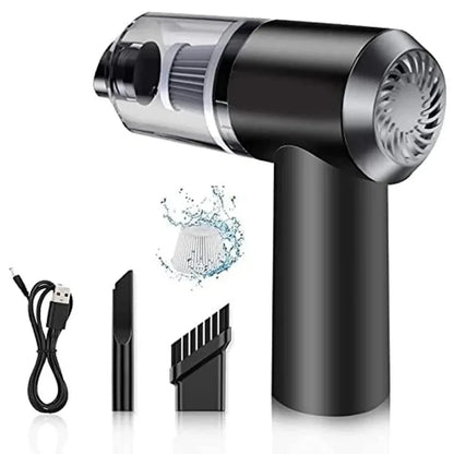 3 in 1 Rechargeable Portable Vacuum Cleaner | Cordless Car & Home Mini Dust Cleaner