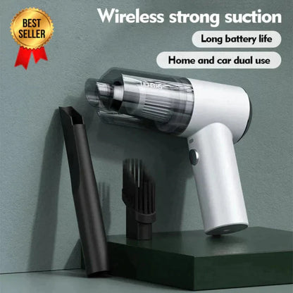 3 in 1 Rechargeable Portable Vacuum Cleaner | Cordless Car & Home Mini Dust Cleaner