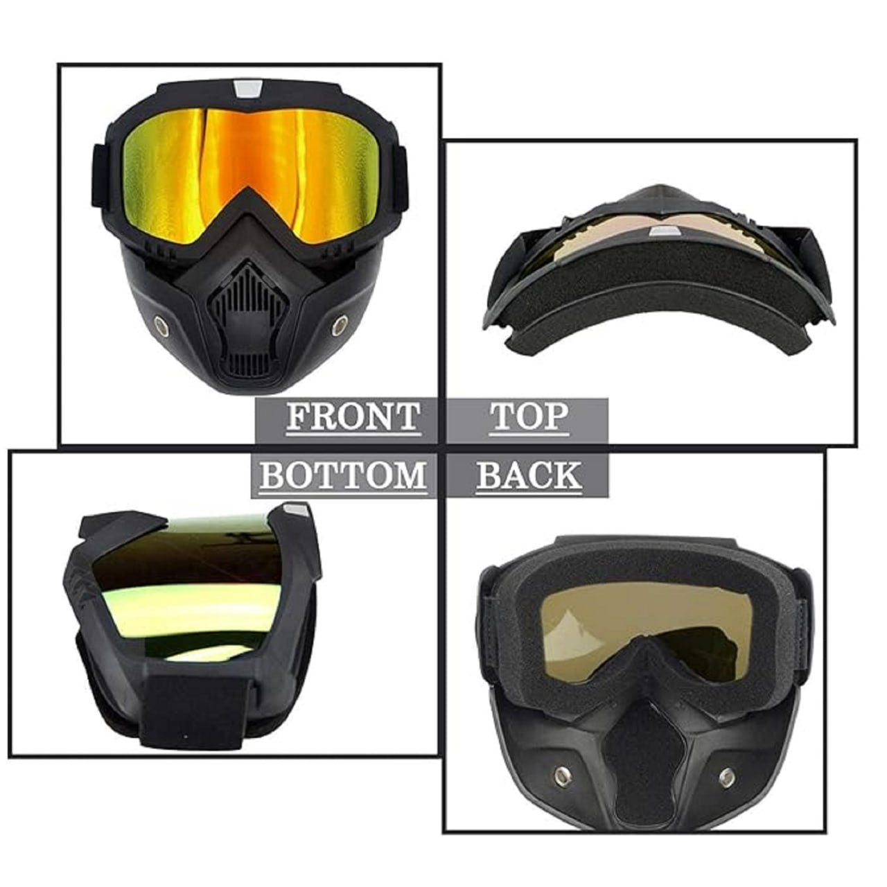 Motorcycle Goggle Face Mask