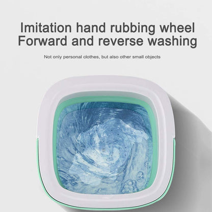 Mini Folding Washing Machine | Portable Ultrasonic Washing Machine with Dryer and Timer