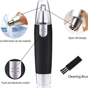 3-in-1 Rechargeable Nose, Ear & Eyebrow Trimmer | Precision Grooming Tool