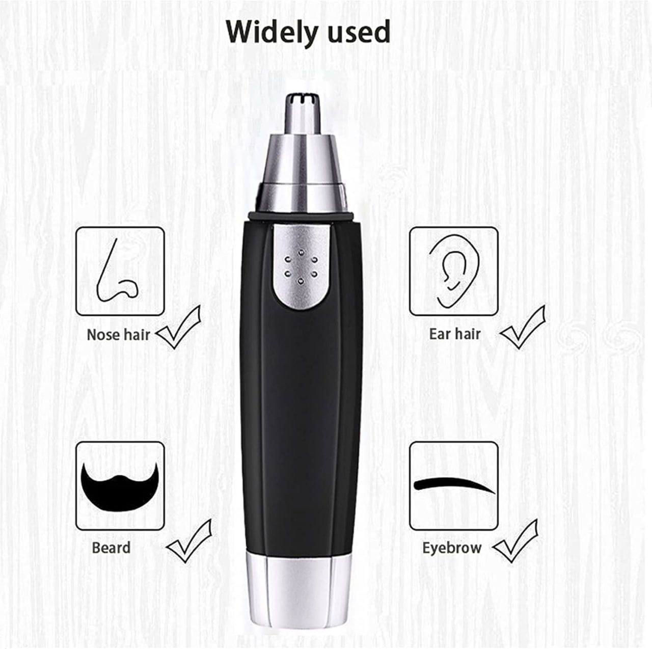 3 in 1 Electric Nose & Ear Hair Trimmer | Multipurpose Nose, Ear, and Eyebrow Hair Remover | Dynamic Precision Grooming Trimmer | Rechargeable Nose Hair Trimmer | Eyebrow & Facial Hair Remover