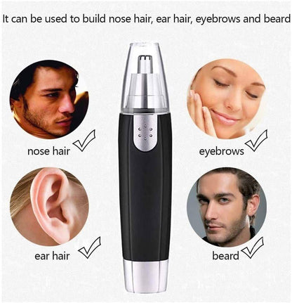 3 in 1 Electric Nose & Ear Hair Trimmer | Multipurpose Nose, Ear, and Eyebrow Hair Remover | Dynamic Precision Grooming Trimmer | Rechargeable Nose Hair Trimmer | Eyebrow & Facial Hair Remover