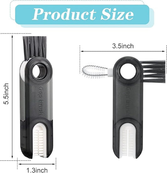 3-in-1 Multi-Functional Bottle Cleaning Brush Set