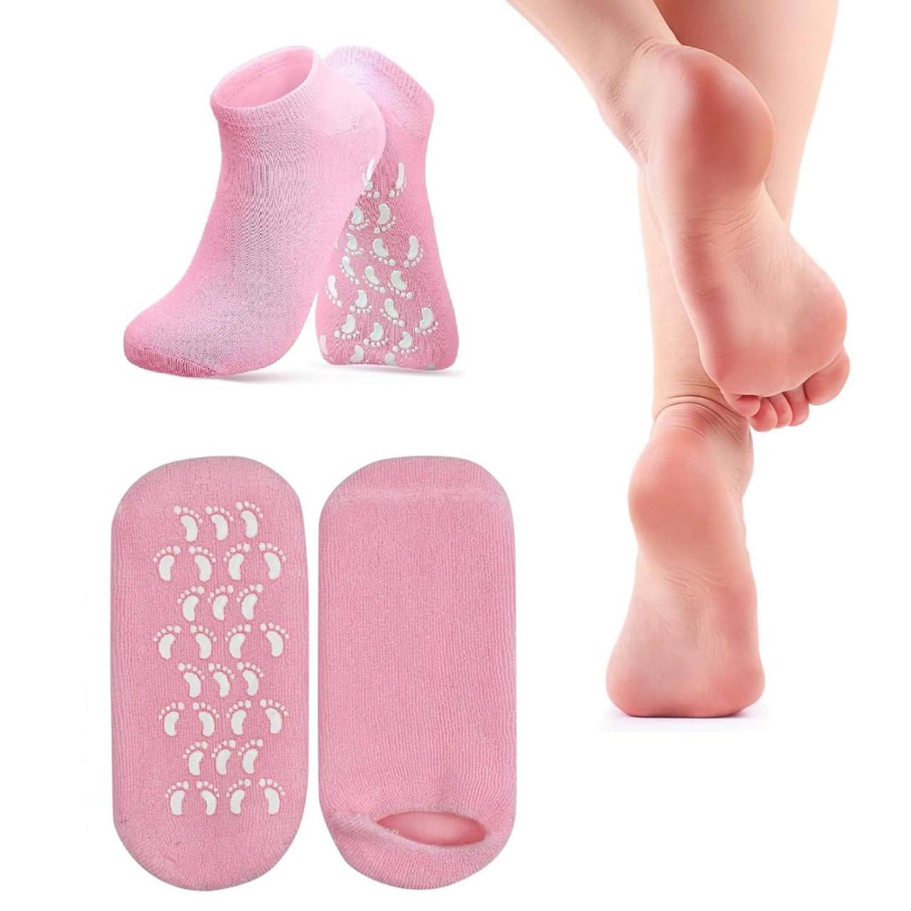 Silicone Moisturizing Gel Socks | Cracked Heel & Pain Relief Socks