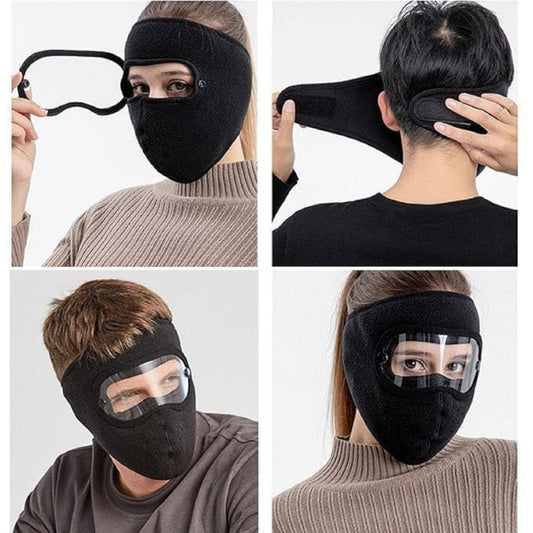 Unisex Face Mask with Removable Lens | Windproof, Winterproof & Breathable Full Face Protection