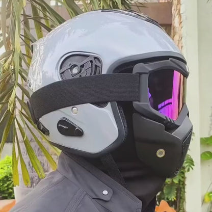 Motorcycle Goggle Face Mask